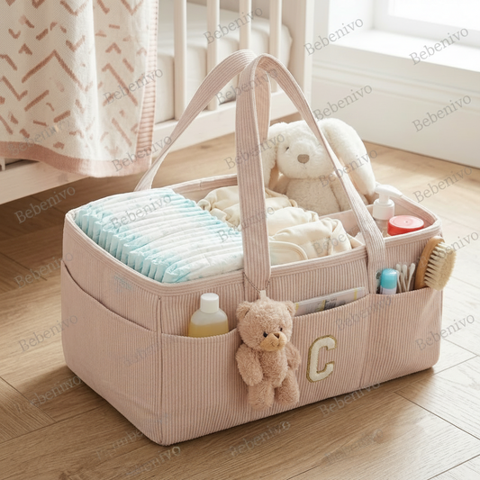Personalized Baby Diaper Caddy