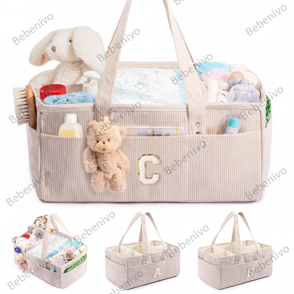 Personalized Baby Diaper Caddy