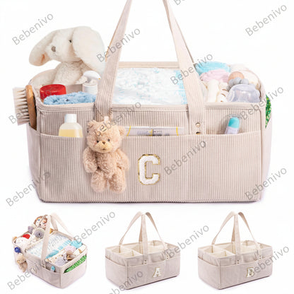 Personalized Baby Diaper Caddy