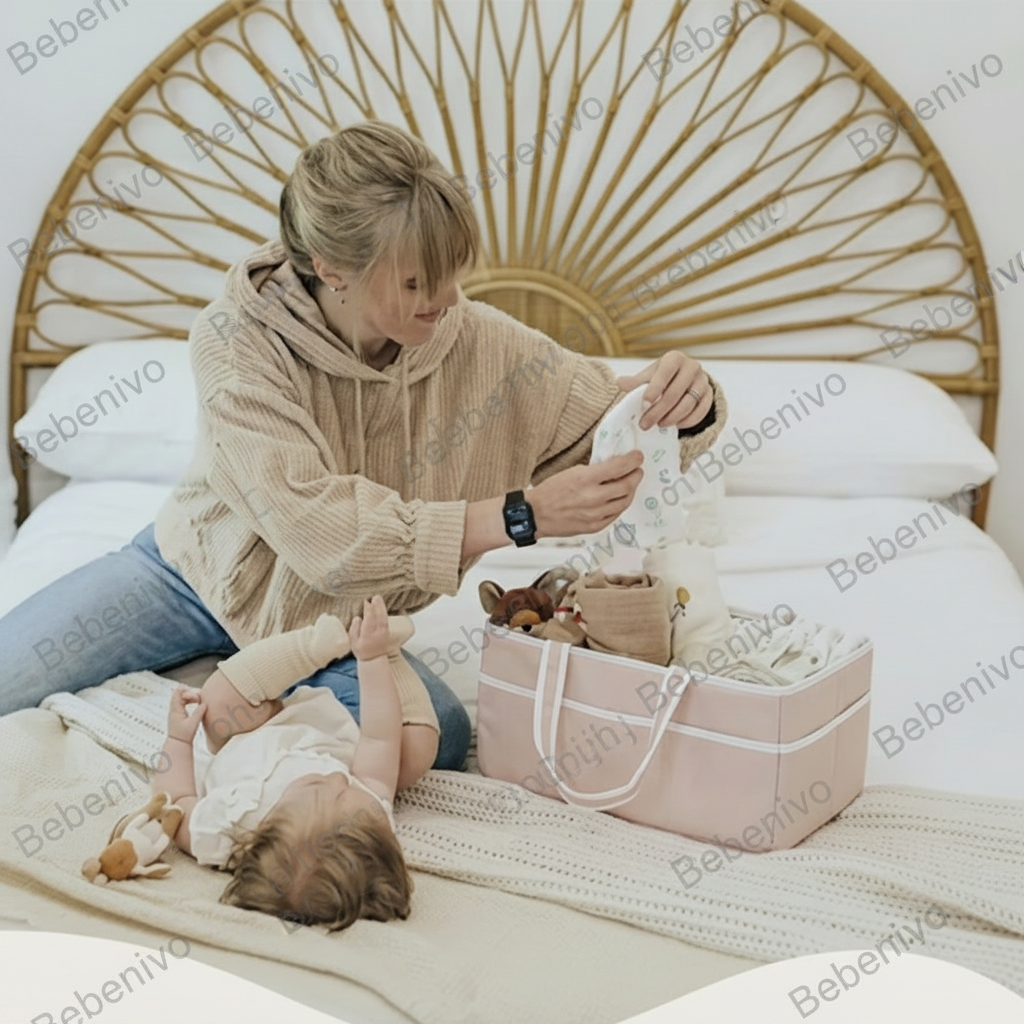 Personalized Baby Diaper Caddy