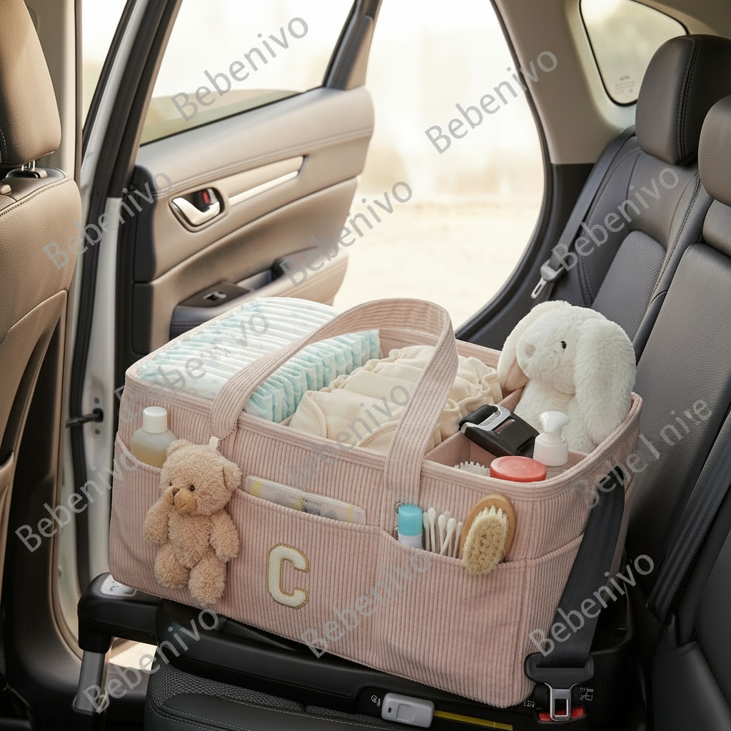 Personalized Baby Diaper Caddy
